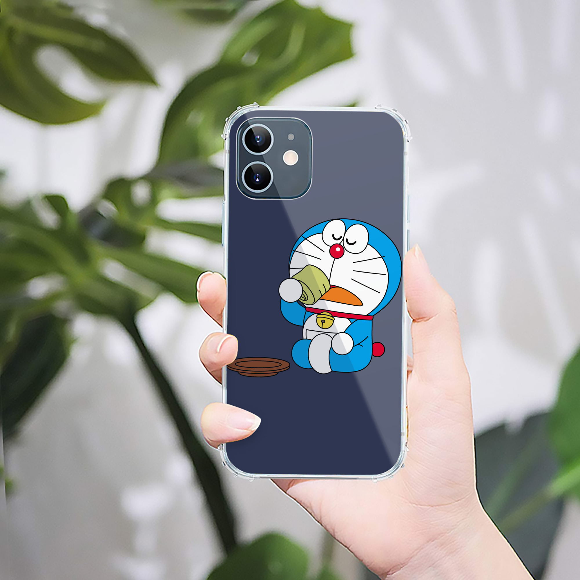 （画像用） ドラえもん Doraemon 【iPhone 12シリーズ対応】透明スマホケース（クリアソフトケース）